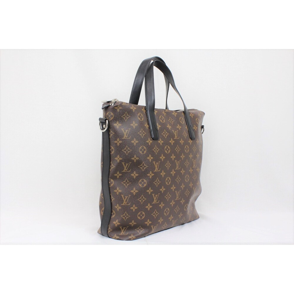 Louis Vuitton Kitan Monogram Tote Bag Macassar Shoulder